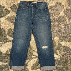 Madewell straight jeans size 26